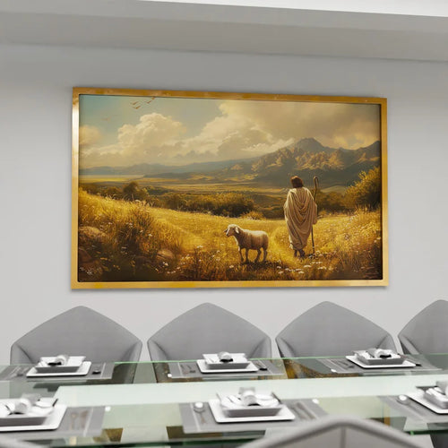 Quadro Jesus Bom Pastor – Arte Religiosa Elegante