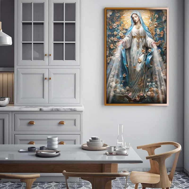 Quadro Nossa Senhora das Graças – Arte Religiosa Decorativa com Imagem Realista