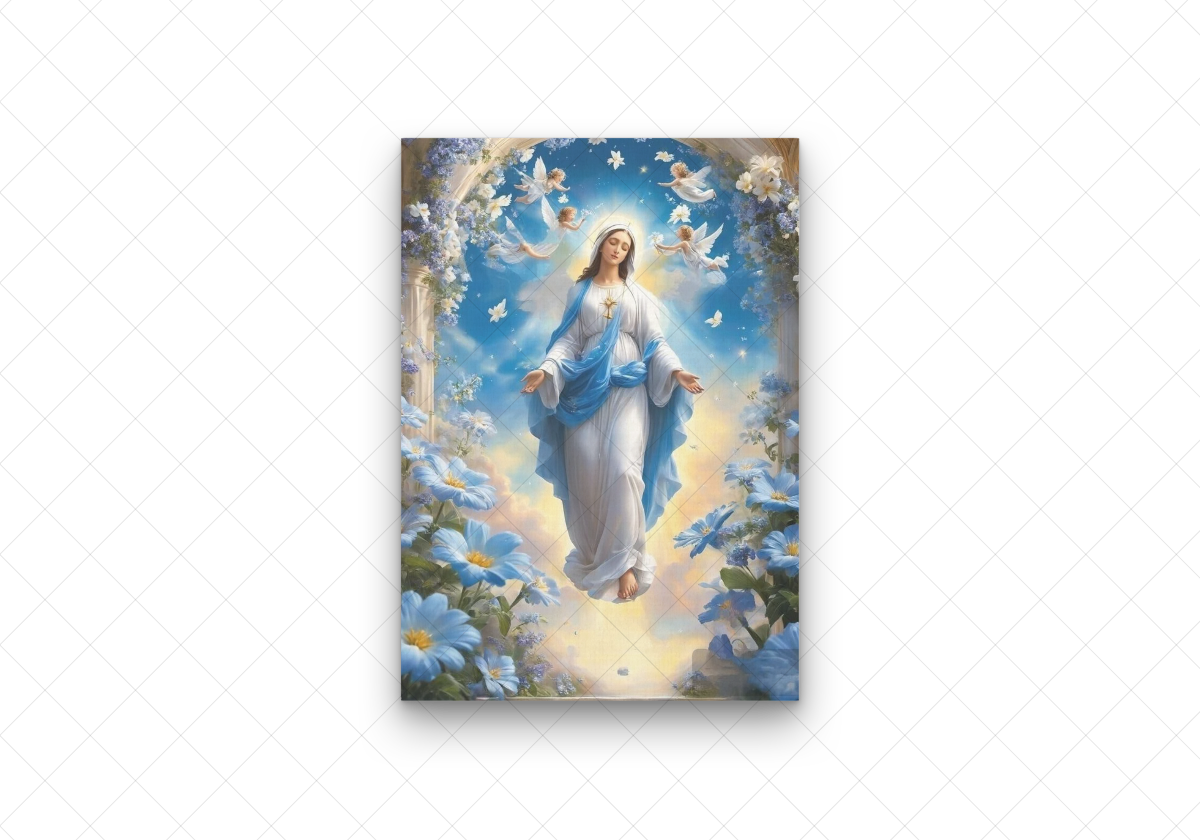 Quadro Nossa Senhora das Graças – Arte Religiosa Decorativa com Imagem Realista