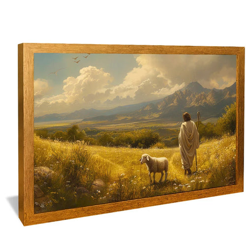 Quadro Jesus Bom Pastor – Arte Religiosa Elegante