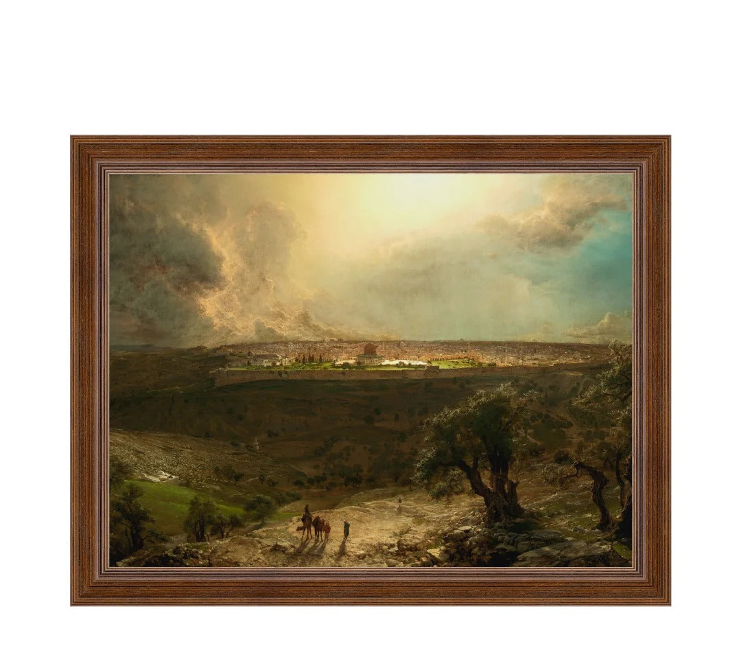 Quadro Jerusalém Vista do Monte das Oliveiras