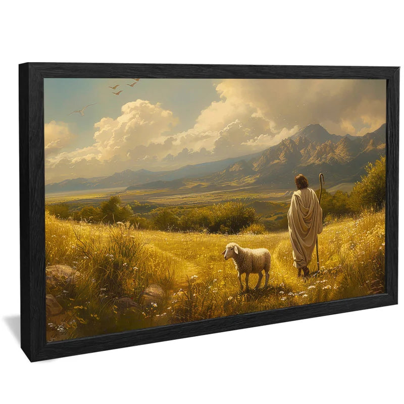 Quadro Jesus Bom Pastor – Arte Religiosa Elegante