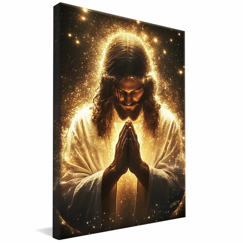 Quadro Jesus em Glória – Arte Religiosa Decorativa em Alta Definição