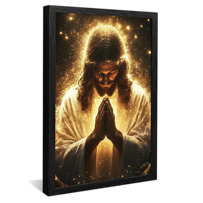 Quadro Jesus em Glória – Arte Religiosa Decorativa em Alta Definição